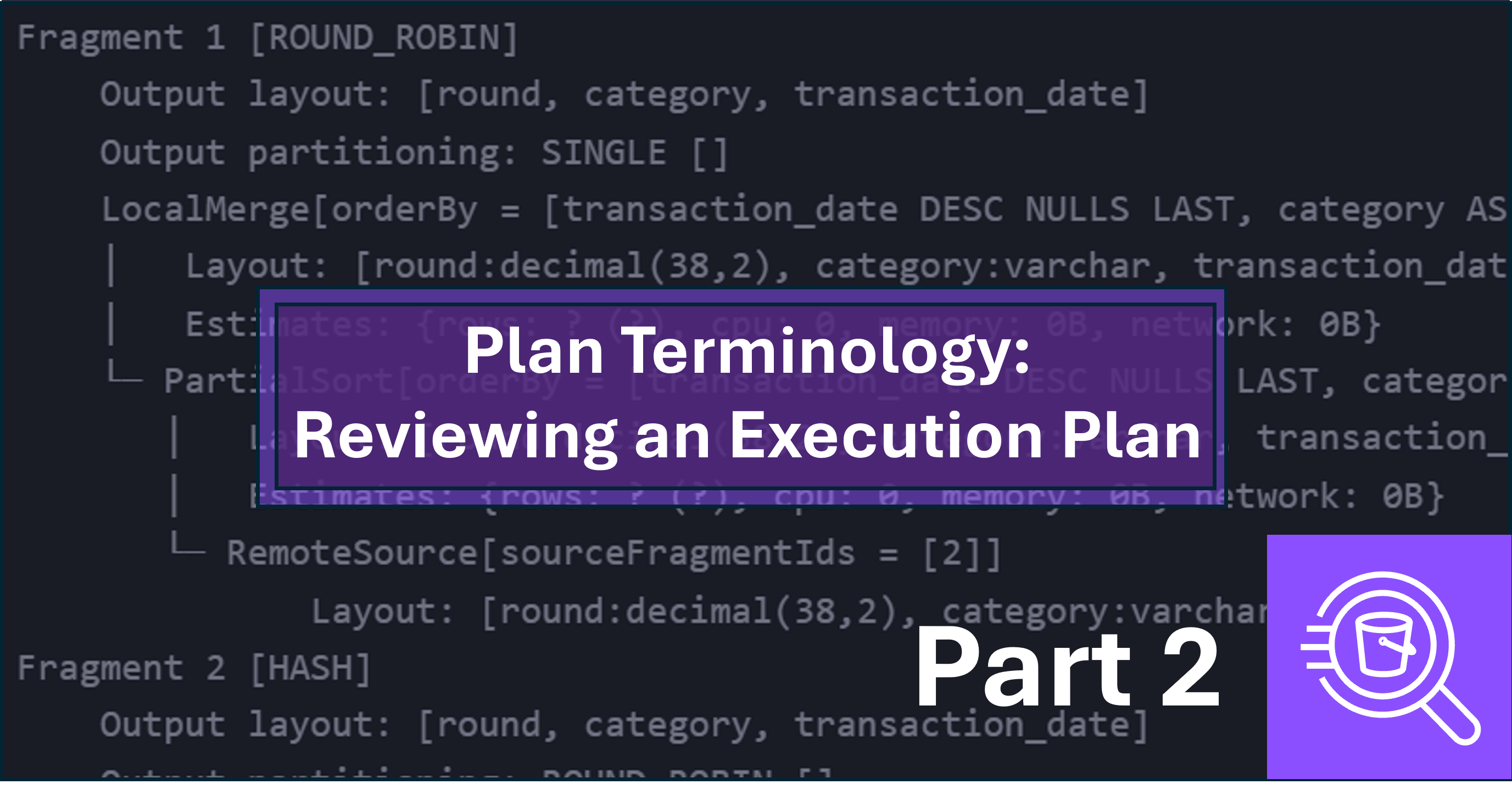 Amazon Athena Execution Plans - Plan Terminology